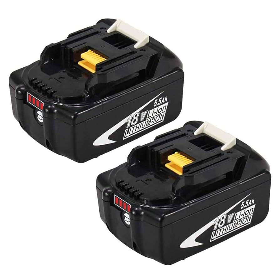 Amazon.com: 2 Packs BL1850B 18V 5.5Ah Replacement Battery